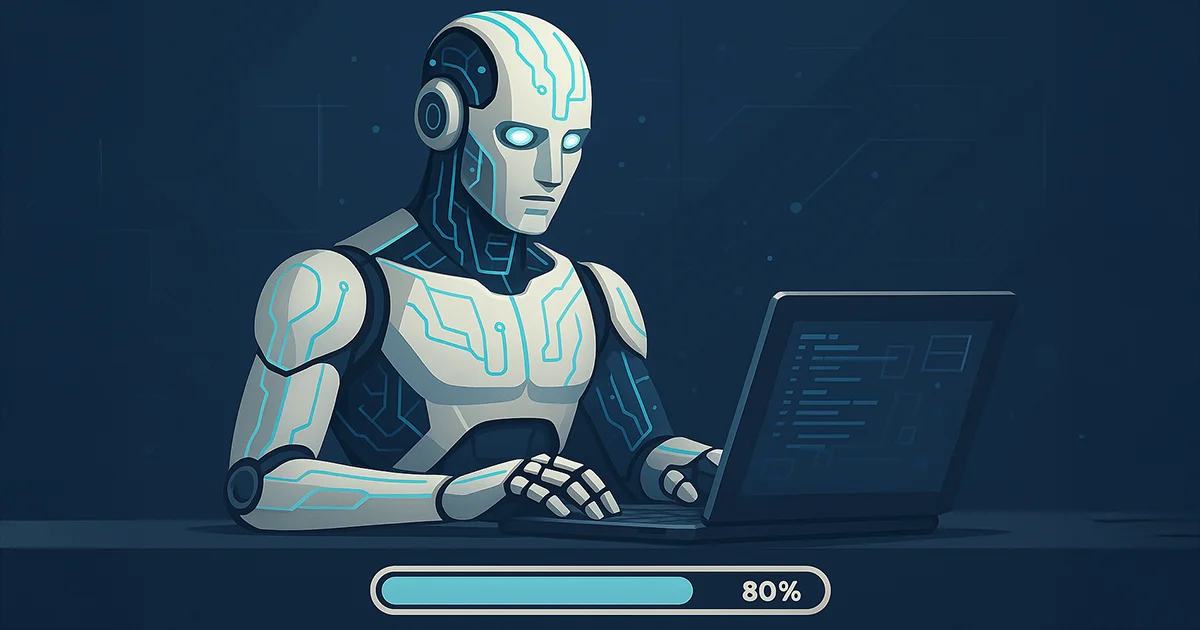 Ein Roboter schreibt automatisch Code